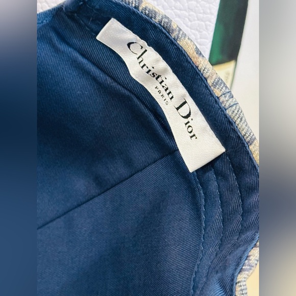 ๐ฅ CHRISTIAN DIOR Toile De Jouy Cap Large 59-60 with COA - Picture 14 of 17